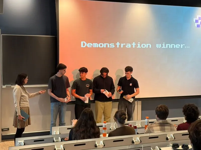 One of the winning team of the Calculemus hackathon
